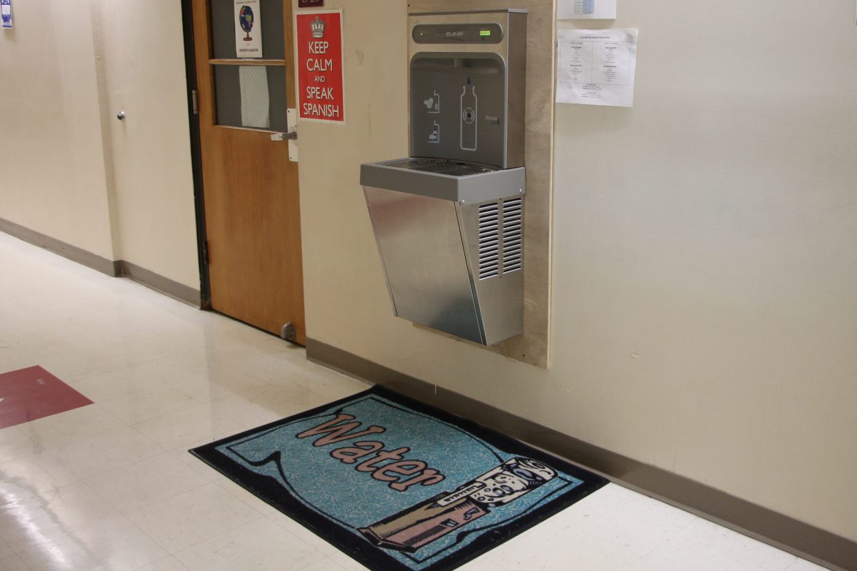 New carpets accompany water fountains around BHS